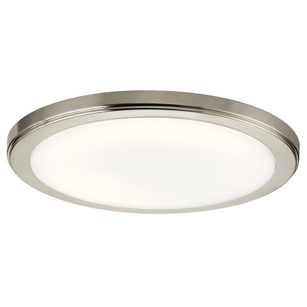 Kichler Zeo 13" Wide Edge Lit LED Flush Mount Drum Ceiling Fixture Bed Bath & Beyond 38059691